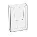 Produktbild Prospekthalter Wand Din Lang (99x210mm) Hochformat / Flyerhalter transparent