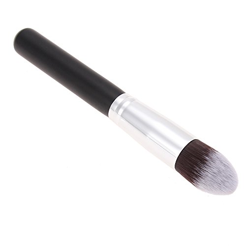 Foxpic Professional Tapered Kabuki Brush Multifunctional Powder Brush Blush Brush Foundation Brush Make Up Brush Cosmetic Brush Wooden Handle for Liquids, Contouring Creams, Powders and Mineral Makeup