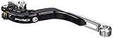 Color negro Puig 24PNP Maneta Embrague Extensible y Selector, Color Negro y Plata
