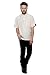 Dhrohar Khadi Earthy Cream Short Sleeve Short Kurta For Men RS.599.00