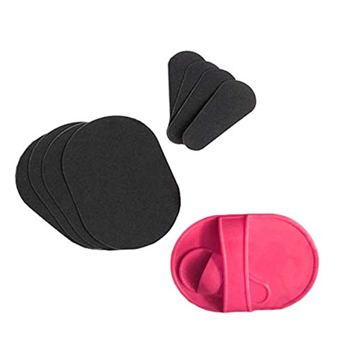Preisvergleich Produktbild Rasierpinsel Gesichtshaarentfernung Gesicht Enthaarung Glatte Beine Oberlippe Arm Peeling Pads Remover Schleifgerät