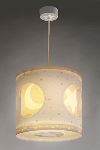 Dalber 63234E Mond und Sterne Solar Drehbare Hängelampe, Plastik, grau, 26.5 x 26.5 x 25 cm - 2
