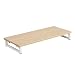 Produktbild SONGMICS Monitorständer, ergonomischer Bildschirmständer mit Stauraum als Desktop Organizer, Bildschirmerhöhung für Monitor,Drucker, 59 x 8 x 25 cm (B x H x T), Eiche hell LMS59WN