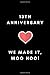 Produktbild 13th Anniversary We Made It, Woo Hoo!: 13th Anniversary Notebook Journal
