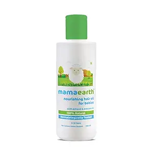 Mamaearth Nourishing Baby Hair Oil, with Almond & Avocado Oil - 200 ml