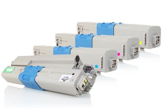 axartoner OKI C301/C321 Toner Patronen kompatibel Pack 4 Farben