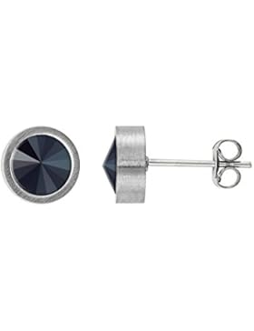 Heideman coma glanzmatt - swarovski kristalle jet 6mm