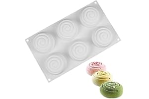 FADACAI Runde Silikonform Seife Form Mousse Kuchen Seife Zuhause & Küche Schokolade & Süßigkeiten Formen Kochen & Dessert Set (Style 1)