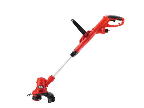 Black+Decker 450W Elektro-Rasentrimmer, E-Drive, 25cm Schnittbreite, mit Zahnradantrieb, Automatische Fadeneinstellung, Führungsschiene ST4525 - 2
