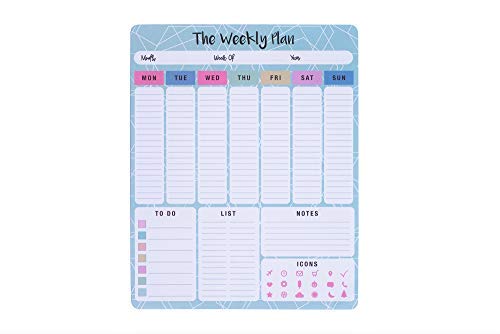 Download Tri-Coastal Design - Planificateur hebdomadaire, parfait pour une table de bureau ou de données pour la planification et organisation à la fois vos engagements envers votre famille