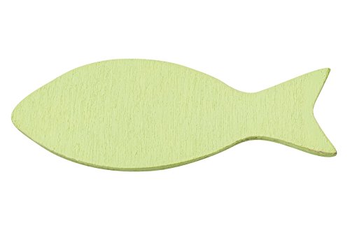 Streuteil Fisch ca. 5 cm, Box a 15 St. hellgrün