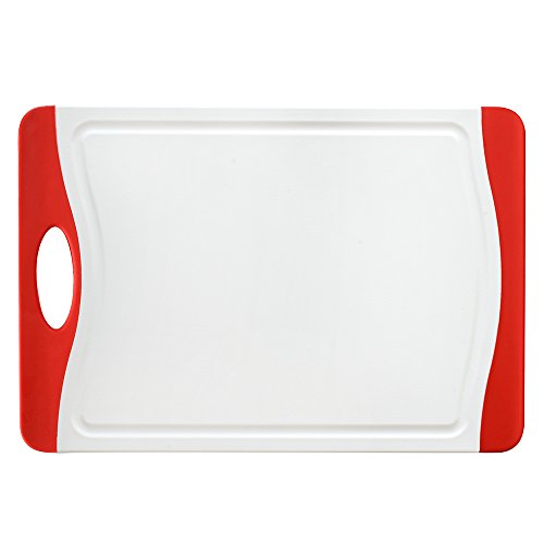 ProCook Colourpro Schneidebrett rutschfest Set, 3-teilig rot - 5