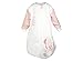 Produktbild Disney - Minnie Mouse Baby-/Kinder- SOMMER-SCHLAFSACK LANGARM aus BIO-BAUMWOLLE, UNGEFÜTTERT, GRÖSSE 56-62, 68-74, 80-86 mit Reißverschluss, Kinn-Schutz, Bein-Freiheit Farbe Weiss, Größe 80/86