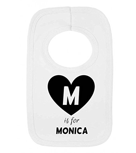 Heart Letter Is For Name Personalised Pullover Baby Bib