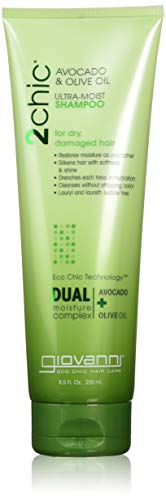 Bote de champú «2Chic» de Giovanni, de aguacate y aceite de oliva, ultrahidratante, 250 ml
