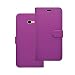 Produktbild Portemonnaie Flip Case Schutzhülle in Violett Kompatibel mit Samsung Galaxy J4 Plus 2018