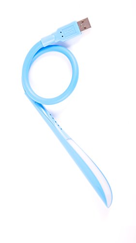 BERTRONIC ® LED USB Lampe 2016 - Schwarz - Flexibles LED Licht für den USB Anschluss - 3 Helligkeitsstufen & Extrem Biegsam - für Notebooks, Tablets, Powerbanks, PC - Nur 2,8 Watt - Nachtlampe, Leselampe, Laptoplampe