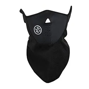 Kingsway Neoprene Half Face Mask for Boys (Size : XL, Color : Black, Cotton Fabric)