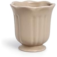 Excelsa Country Spa Vaso Porta Cepillo de dientes, cerámica, 10 x 10 x 11 cm