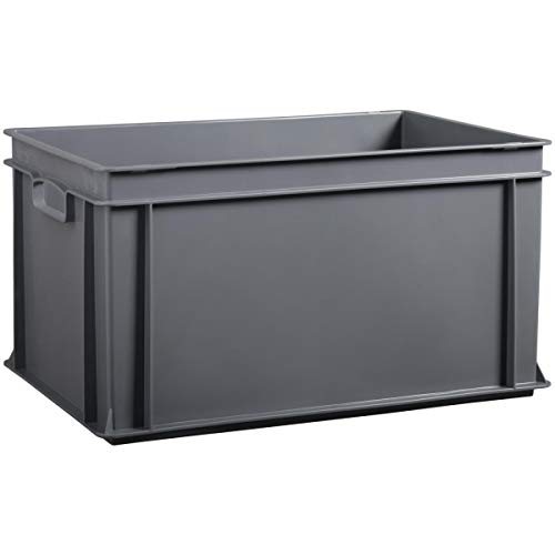 Preisvergleich Produktbild Transportboxen, 64l, 60x40x32cm (LxBxH), grau
