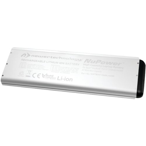 NewerTech NuPower, 58Wh Notebook Battery Ión de Litio - Notebook Batteries (58Wh, Ión de Litio, MB772LL/A, 58 WH, Blanco, 1 Pieza(s))