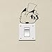 Produktbild Pokemon Sleeping Pikachu Niedliche Vinyl Switch Decor Wandaufkleber Aufkleber