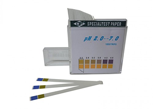 ‚DF‘ PH Indikatoren PH 2-7 100 Teststreifen in Kunststoffbox - 4