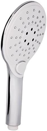 Hand Shower Yona 3, Jet Selection by Pressing a Button, 3-Way Adjustable. Shower Head, Shower Head with Button, Chrome