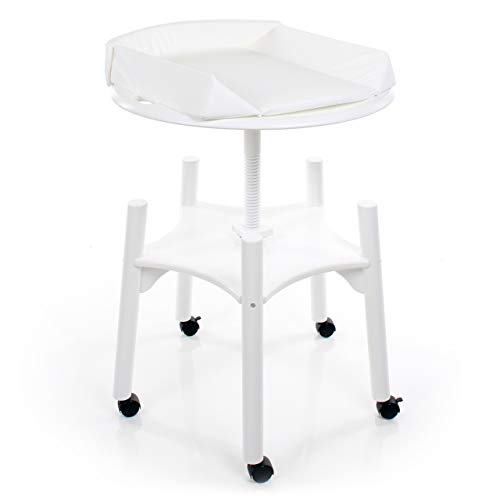 Preisvergleich Produktbild Babytwist Set inkl. Auflage und Rollenweiß lackiert