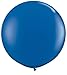 Produktbild Jewel Sapphire Blue 3ft Giant Qualatex Latex Balloons x 2 by Jewel Finish Solid Colour 3ft Latex
