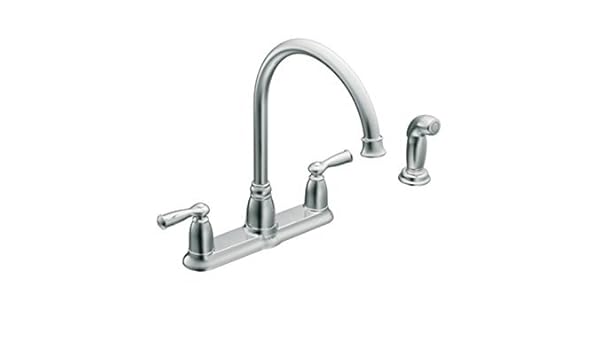 Moen Ca87000 High Arc Kitchen Faucet With Side Spray From The