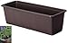 Produktbild Blumenkasten AQUA GREEN mit Bewässerung aus Kunststoff, Farben:braun 08;Länge:80 cm