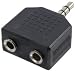 Produktbild tens Cefar, Stereo Y- Adaptor, 1x 3,5 mm jack M - 2x 3,5 mm jack W