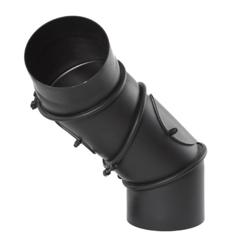 Ø 150 mm – Ofenrohr Multibogen Schwarz - 2