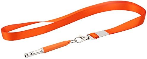 Dog Whistle for Training Dog - Ultrasonic Patrol Sound Repellent Repeller -  Orange Color with FREE Premium Quality Lanyard Strap