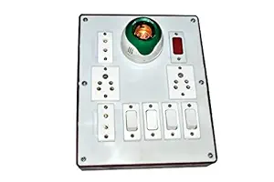 Electric Switch Board (1 Button Holder ,4 Socket, 4 Switch ,1 Indicator)