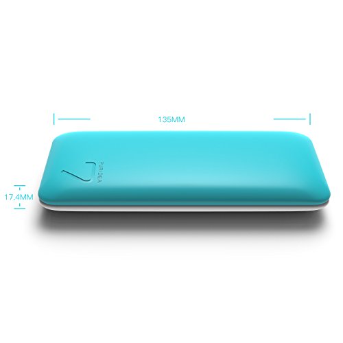 Puridea S5 Ultra Compact 7000mAh Caricabatterie Portatile Universale USB Batteria Esterna per smartphone Samsung Galaxy iPad iPhone Asus Pad Sony Tablet PC, blu