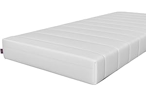 Emma Essentials materac piankowy 90 x 200 cm, wysokość 15 cm, średnia twardość (H2), materac ze zdejmowaną poszewką