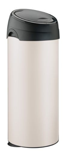 Meliconi 14001203006BB Mülleimer Soft Touch Deluxe, Metall, 40 l, Beige