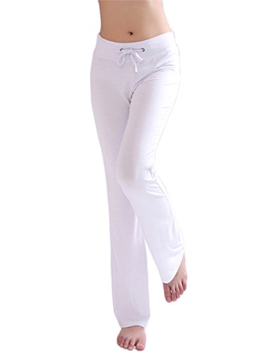 HOEREV Frauen Soft Modal Slimming Hose Yoga Hosen Pyjama-Hose - 2
