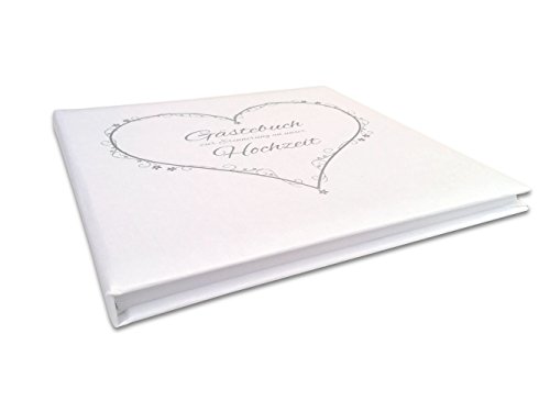 Gästebuch hochzeit, Format 24 x 24 cm, 120 weiße Seiten - 2