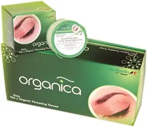 Organica Eyebrow Hair Remover Cotton Threading Organic Threads -8 Spool X 300 m