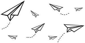 Origami Aircraft PVC Wall Stickers Decoration