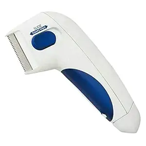 Emily Pets Electronic Flea Comb Perfect for Dogs & Cats (White)