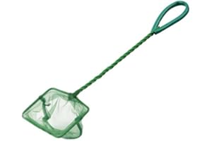 WARESHARK Aquarium Fish Net Quick Catch Mesh Landing Net 30cm Long Plastic Handle for Tank Net