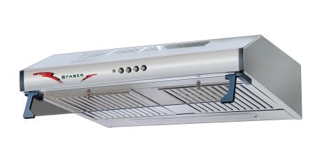 Faber 60cm 700 m3/hr Chimney (Hood Cleo PB SS LTW 60, 2 Baffle Filters, Steel/Grey)