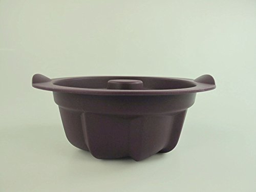 TUPPERWARE Silikonform Backen Backform Kuchen Silikon Easy Mini Gugelhupf lila 10726 - 3