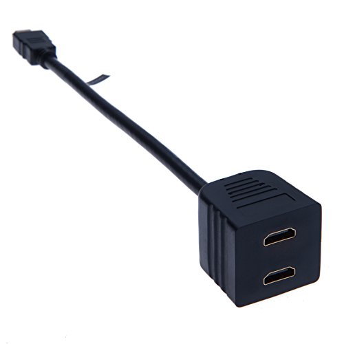 Keple | 1080P HDMI Port männlich zu 2 weiblich 1 in 2 out Splitter Kabel Adapter Konverter für HDTV Projektoren Monitore DVD BLUE-RAY Xbox PS3 - 2