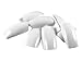 100 White Full False Fake Nails Nail Tips French Acrylic FREE GLUE by 5starwarehouse