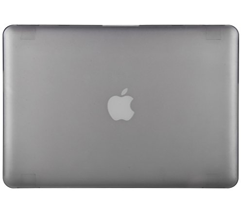 MacBook Pro 13 Hülle Schale,iNeseon Ultra Slim Plastik Hartschale Tasche Cover Shell, US Grau und EU Transparent Tastatur Abdeckung Schutzhülle für Apple MacBook Pro 13.3 Zoll mit CD-ROM Drive Modell:A1278 (Grau) - 5